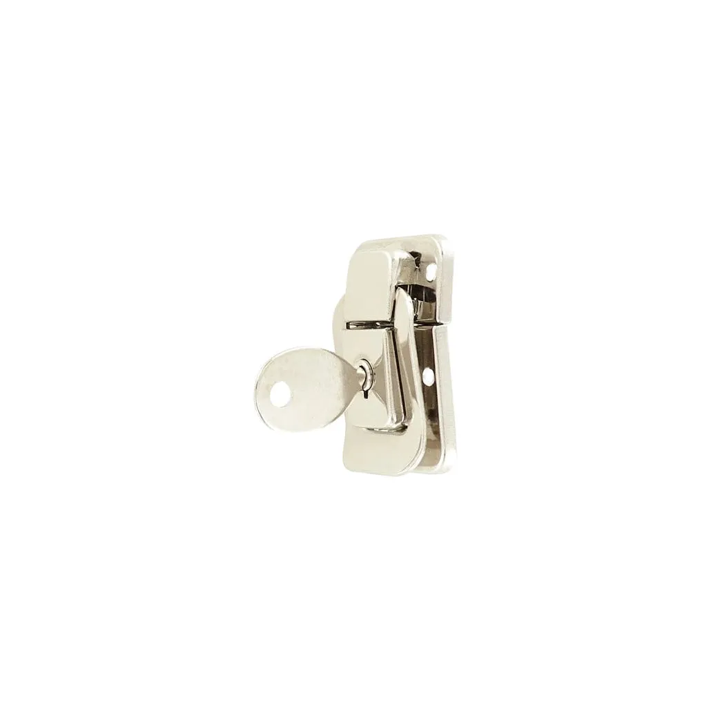 1 3/4" Nickel, Lock, Steel, #F-11-NP