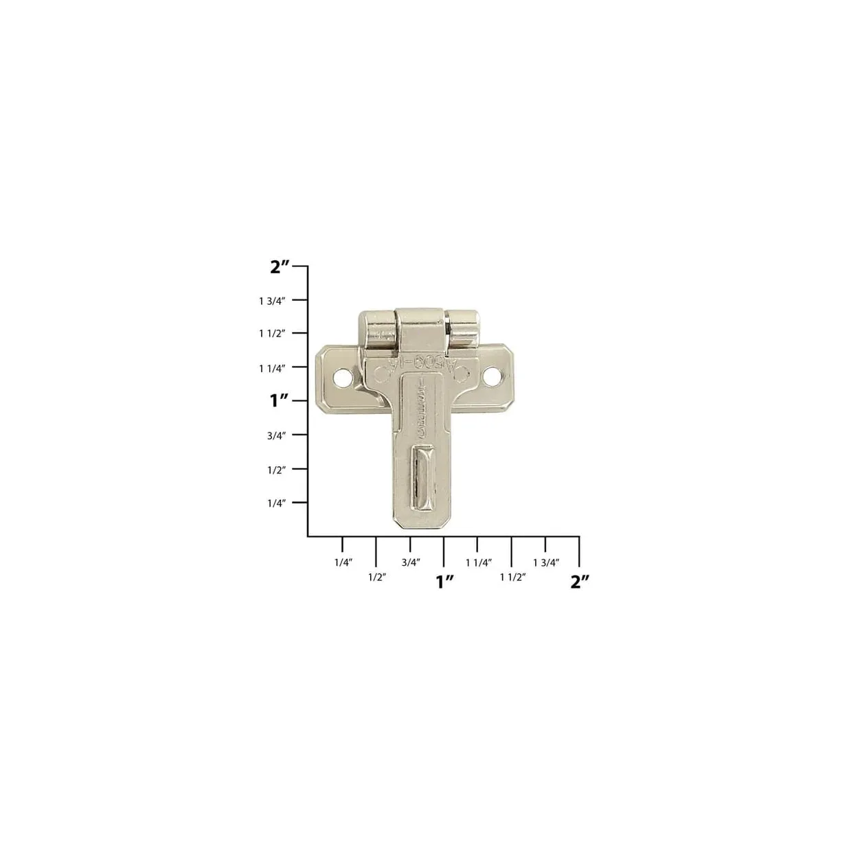 2 1/16" Polished Nickel, Hasp, Zinc Alloy, #LH-1782