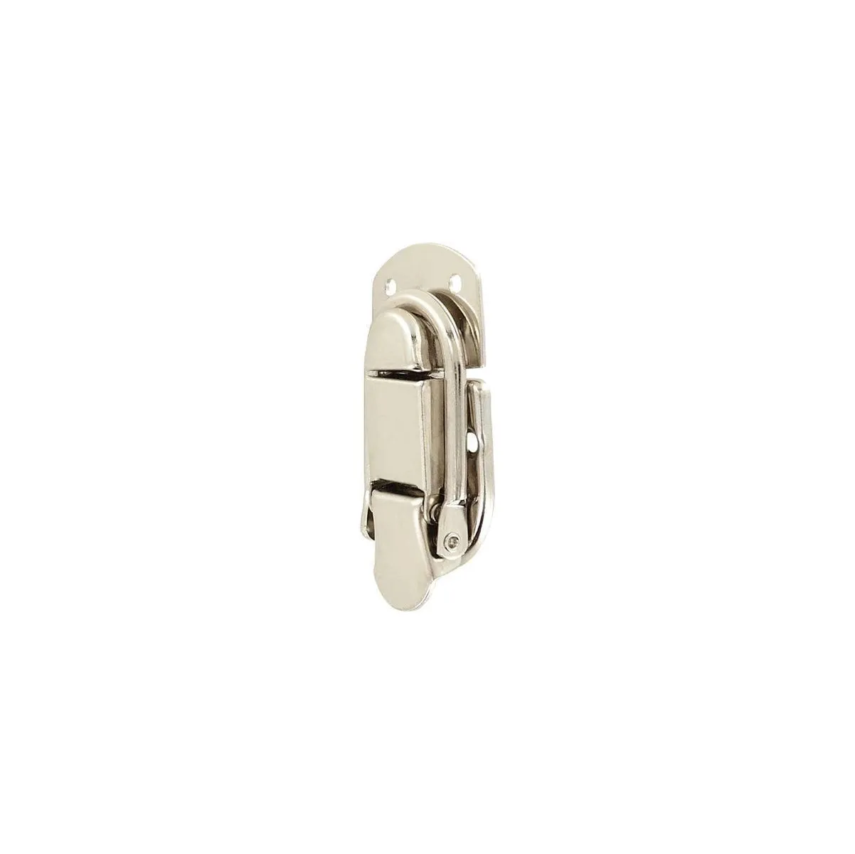 2 7/16" Nickel, Latch Lock Drawbolt, Steel, #L-2026