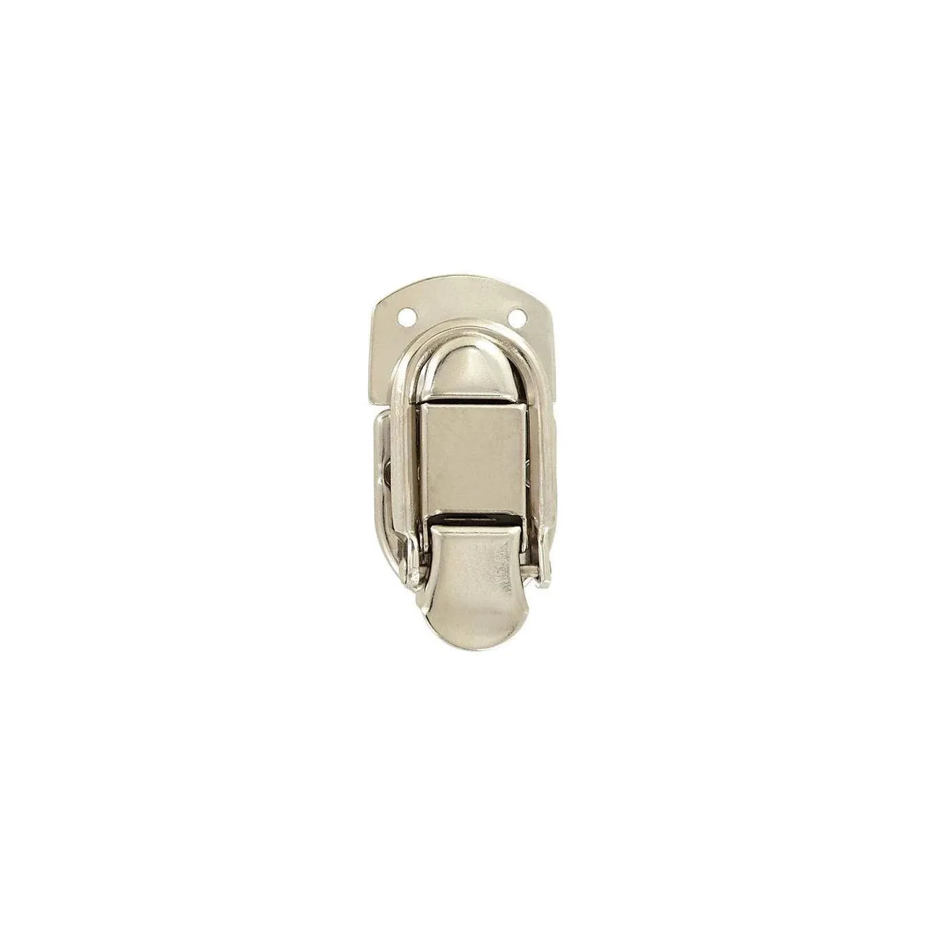 2 7/16" Nickel, Latch Lock Drawbolt, Steel, #L-2026