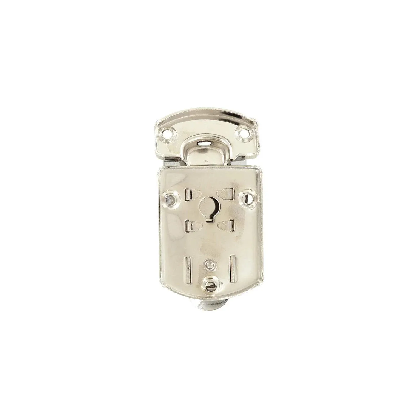 3 3/16" Nickel, Drawbolt, Steel, #L-1786-NP