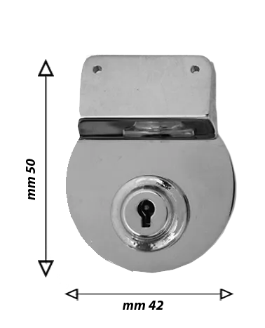42B - key lock for briefcase