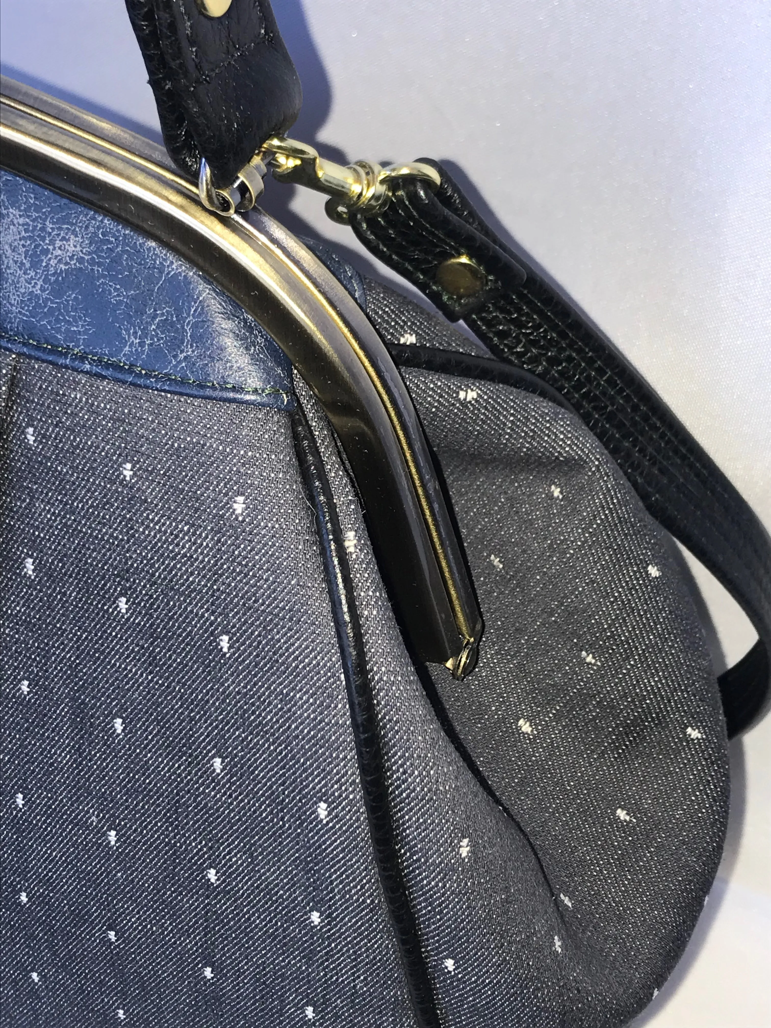 6003 Denim Dot Navy