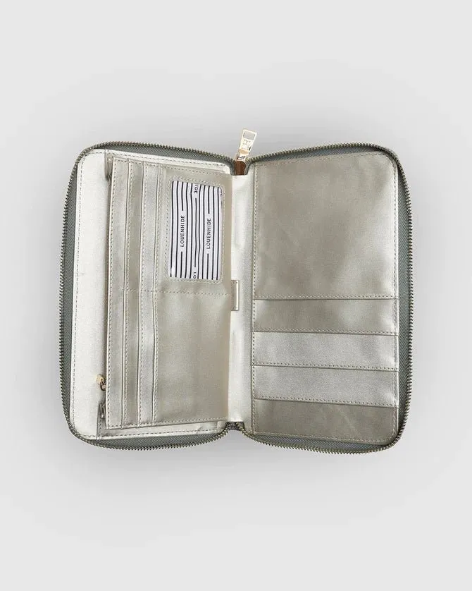 ARABELLA TRAVEL WALLET SAGE GREEN