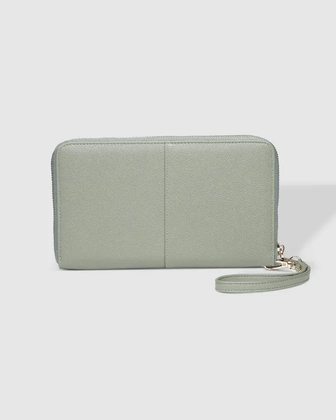 ARABELLA TRAVEL WALLET SAGE GREEN