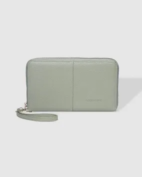 ARABELLA TRAVEL WALLET SAGE GREEN