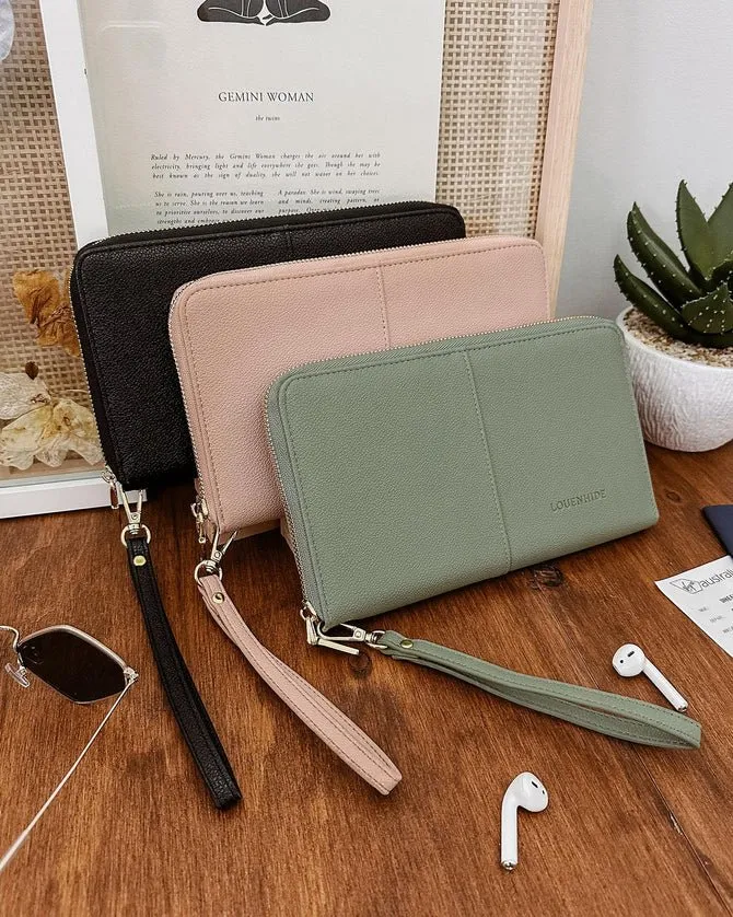 ARABELLA TRAVEL WALLET SAGE GREEN