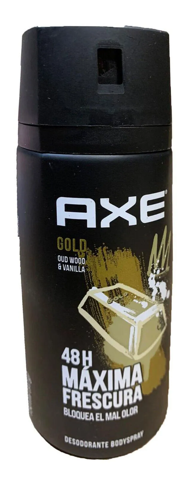 Axe Gold Oud Wood & Vanilla 48H Deodorant Body Spray 150ml/5.07oz (3 Pack)