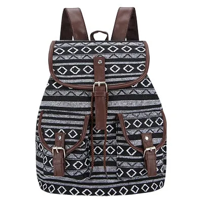 Aztec Woman's Vintage Backpack