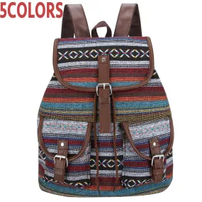 Aztec Woman's Vintage Backpack