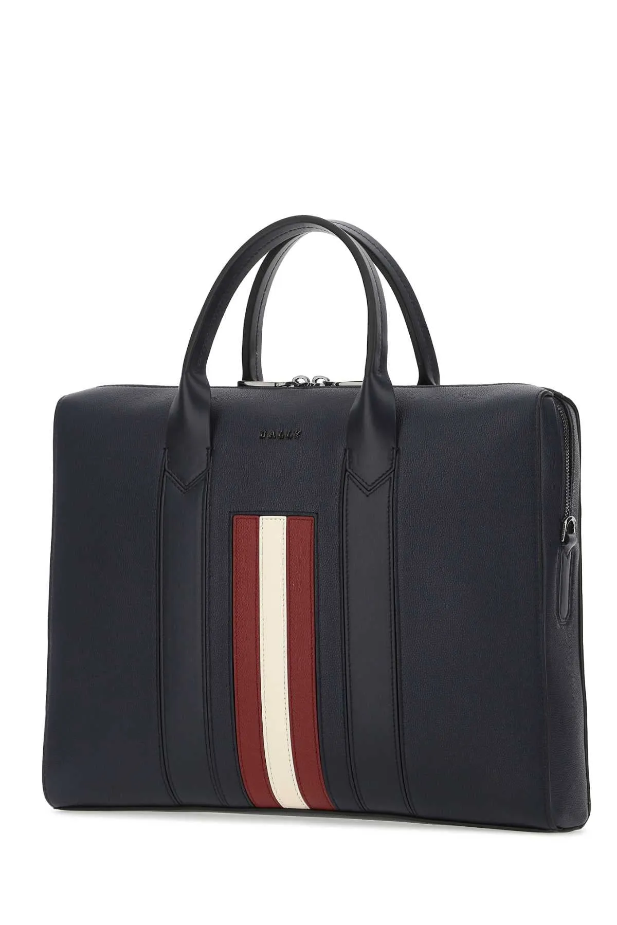 Bally Logo Plaque Briefcase
