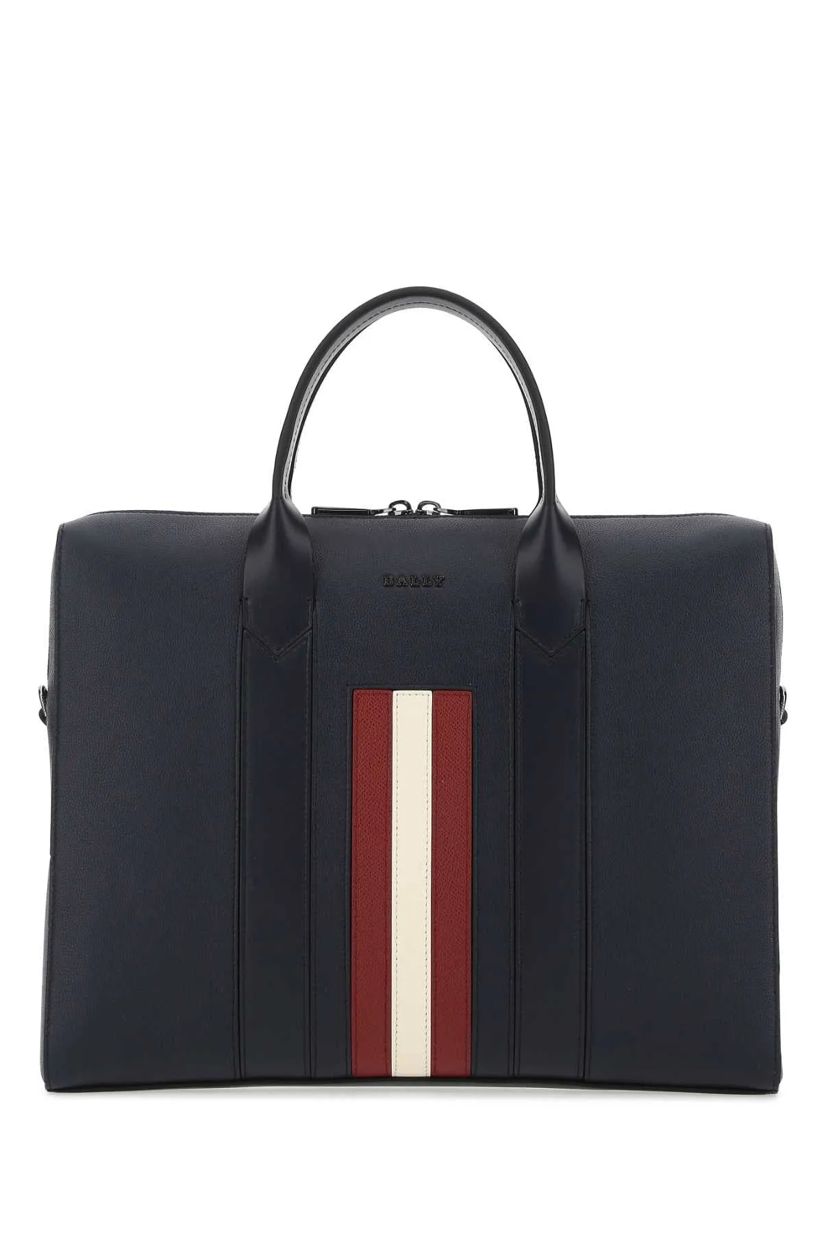 Bally Logo Plaque Briefcase