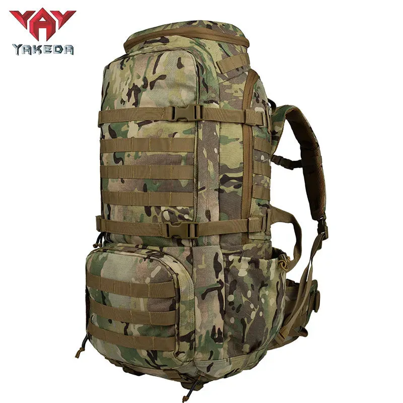 BK-2498 YAKEDA Tactical Backpack Camping Riding Hiking Bag 65L