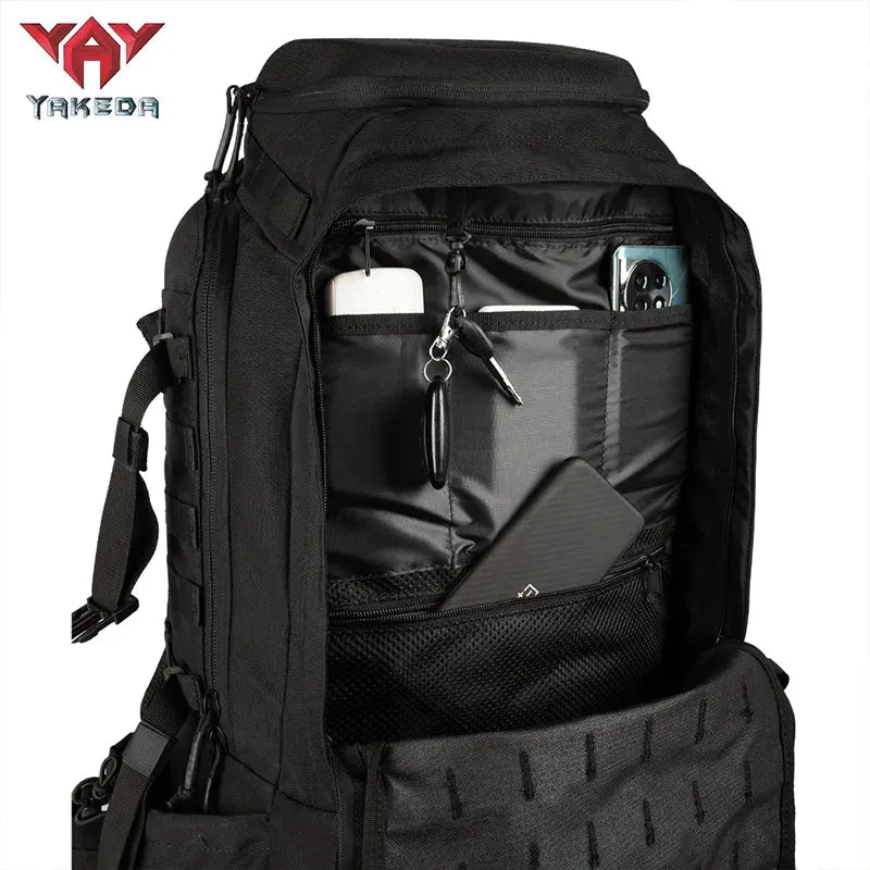 BK-2498 YAKEDA Tactical Backpack Camping Riding Hiking Bag 65L