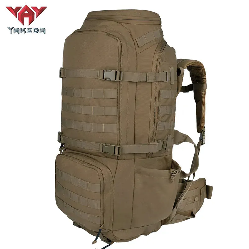 BK-2498 YAKEDA Tactical Backpack Camping Riding Hiking Bag 65L