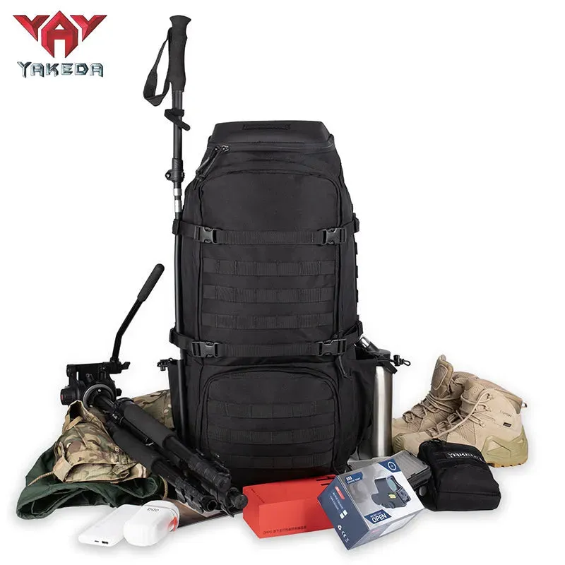 BK-2498 YAKEDA Tactical Backpack Camping Riding Hiking Bag 65L