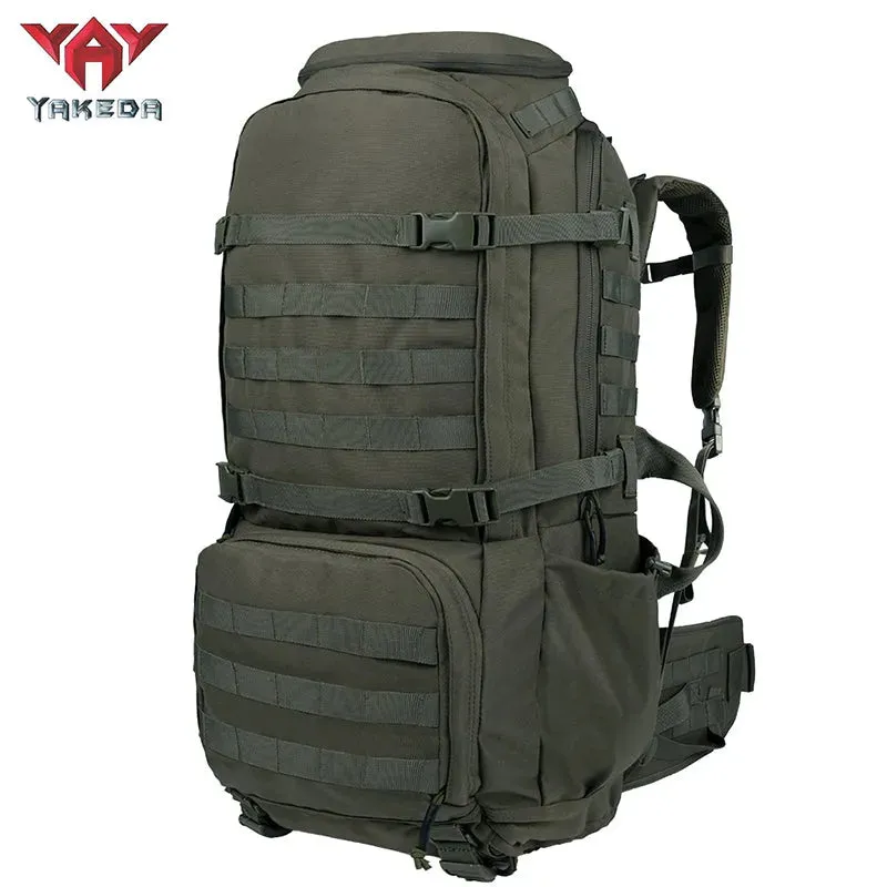BK-2498 YAKEDA Tactical Backpack Camping Riding Hiking Bag 65L