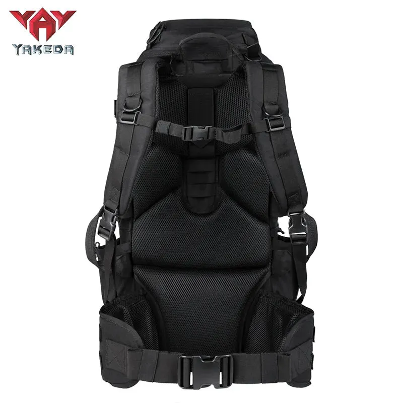 BK-2498 YAKEDA Tactical Backpack Camping Riding Hiking Bag 65L
