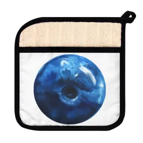 Blueberry Pot Holder with Pocket