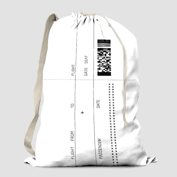 Boarding Pass - Laundry Bag