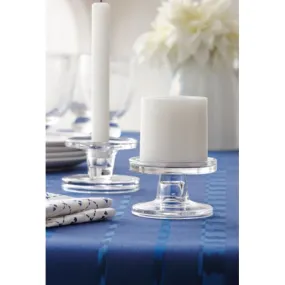 Bobbin Reversible Glass Candle Holder