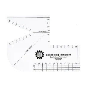 Boxed Bag Template