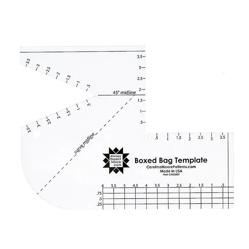 Boxed Bag Template