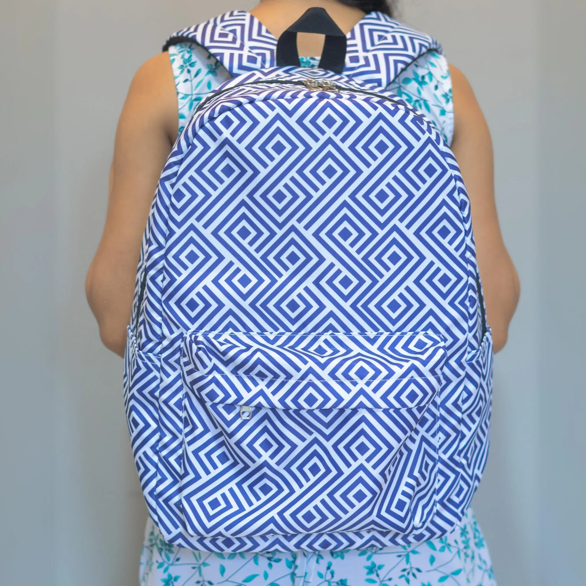 BP45 - Casual Backpack with Printed Material