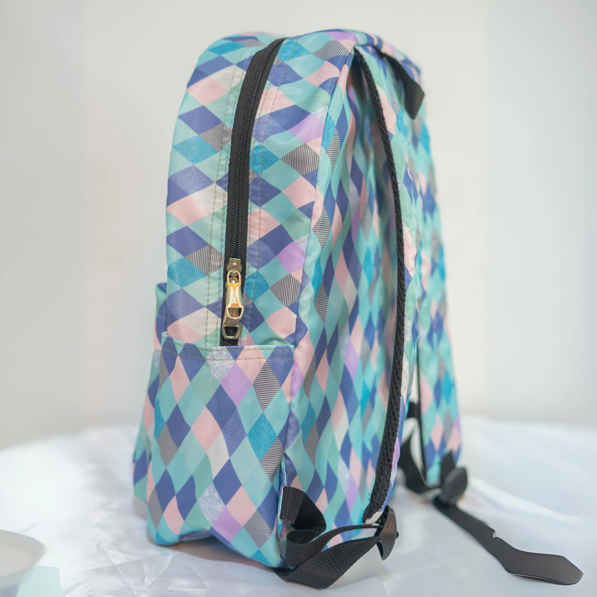BP45 - Casual Backpack with Printed Material