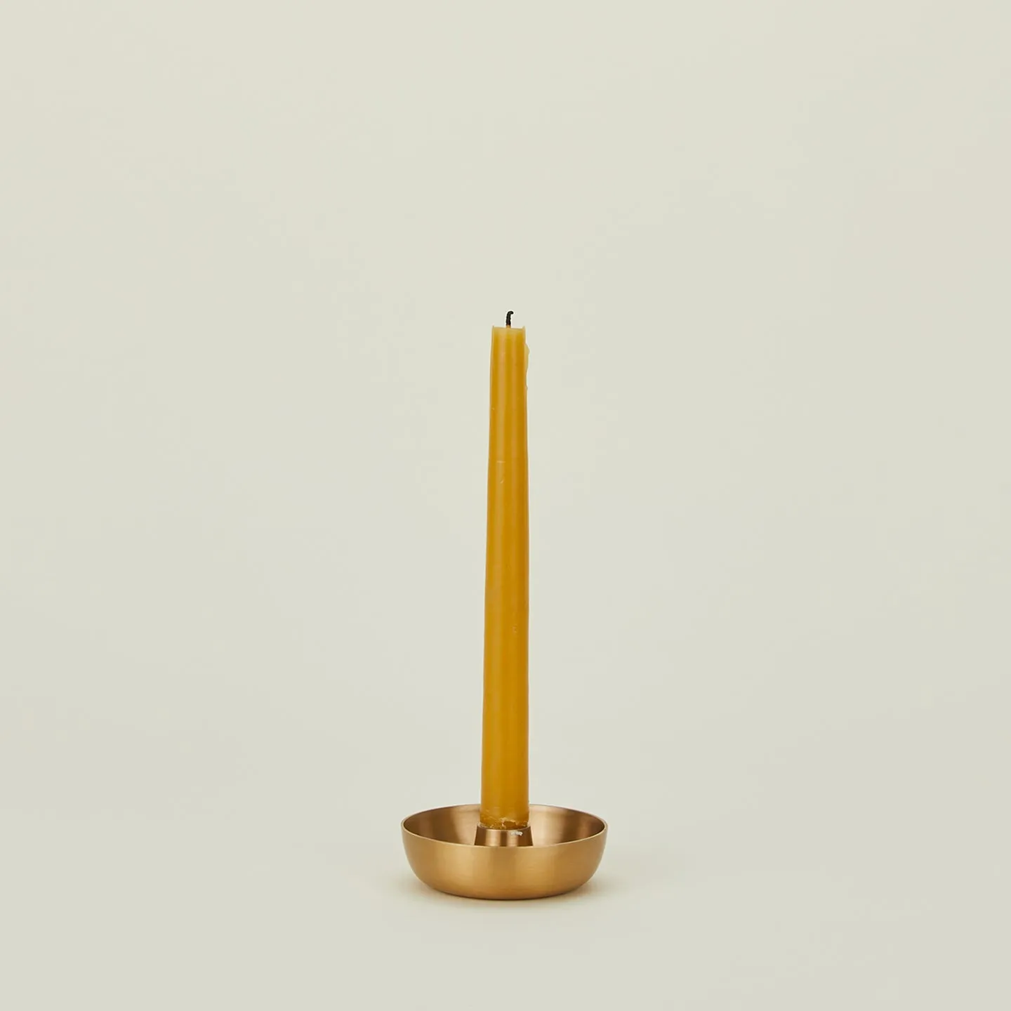 Brass Bowl Candle Holder