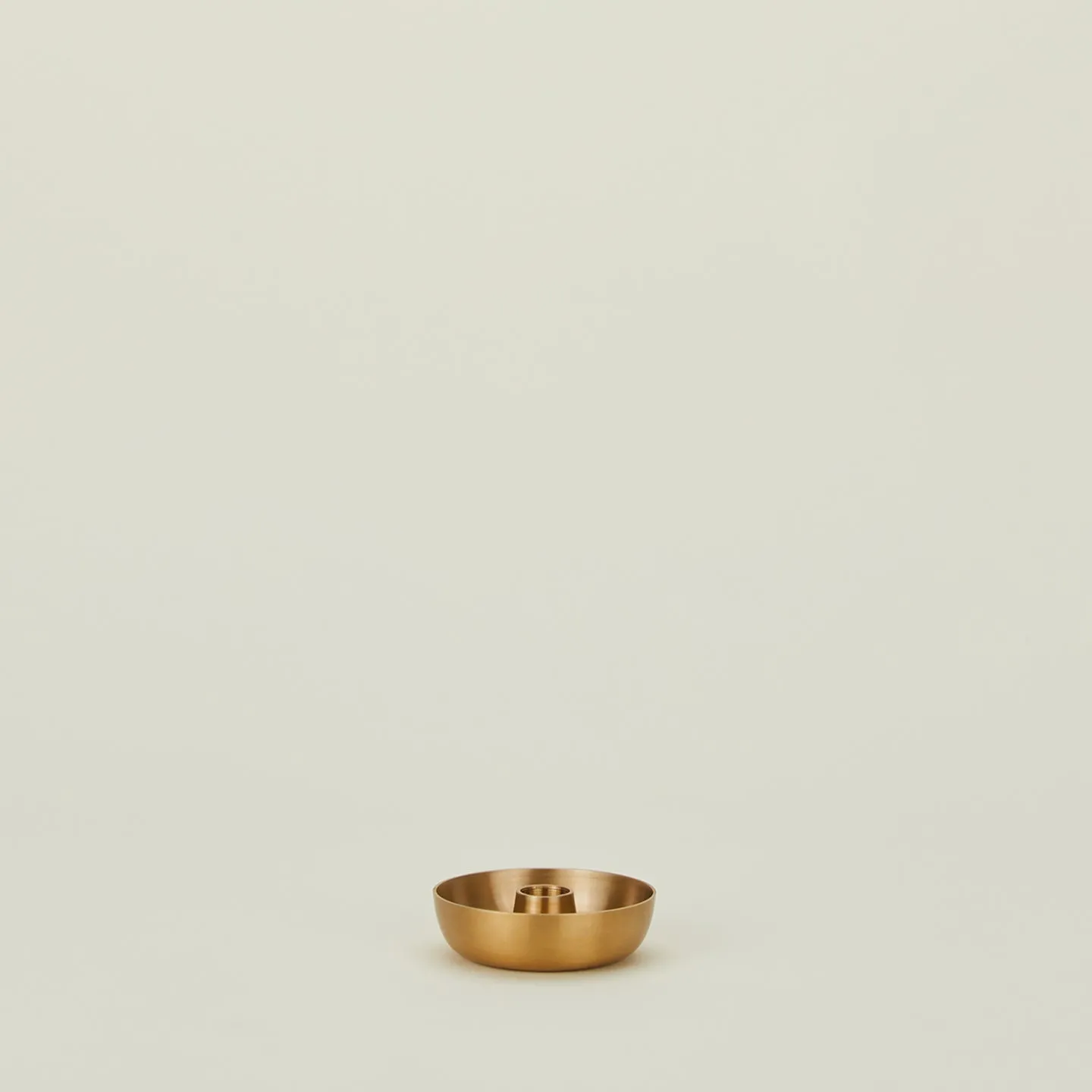 Brass Bowl Candle Holder