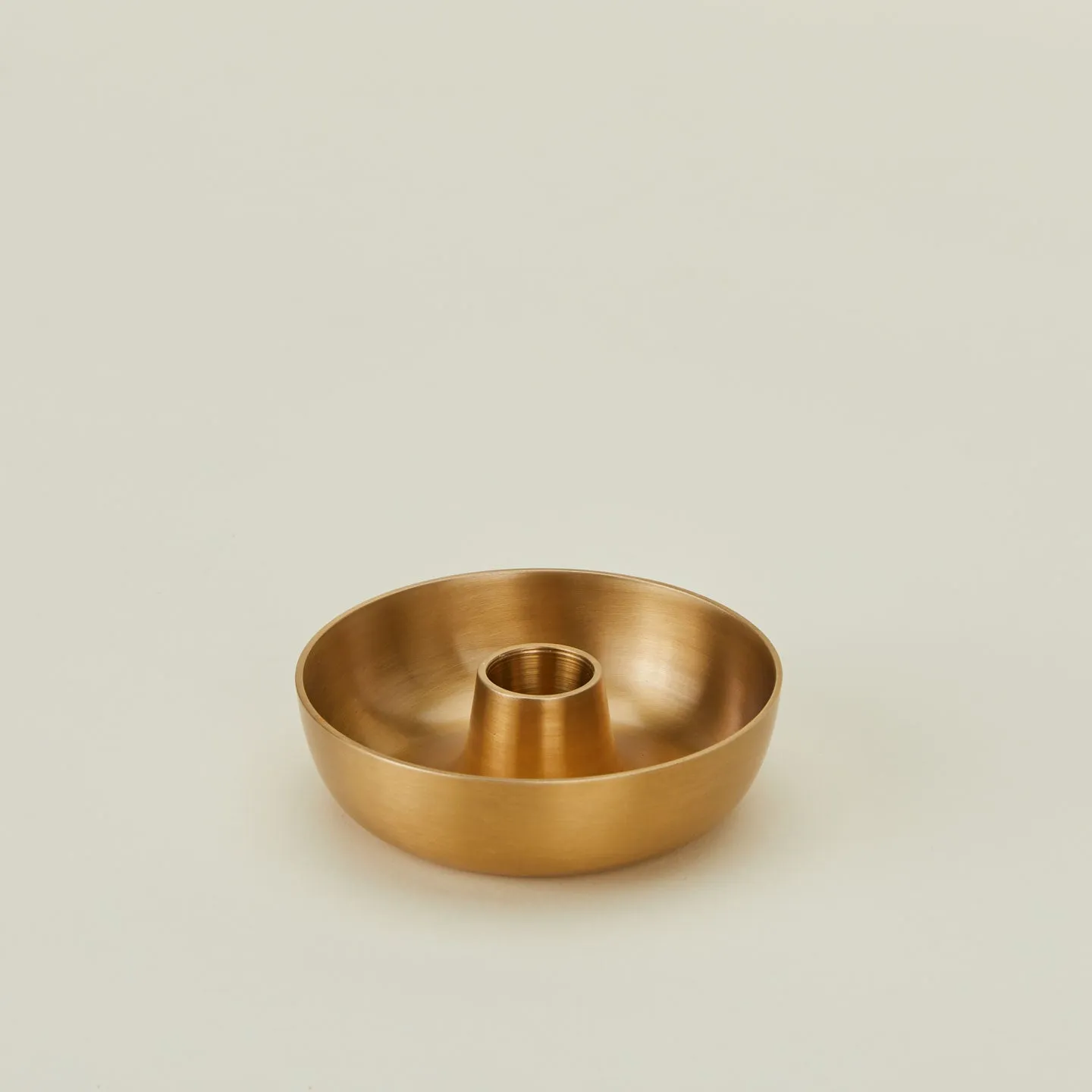 Brass Bowl Candle Holder