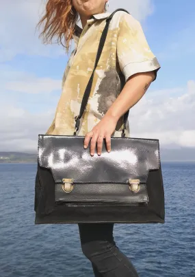BRIEFCASE - LEATHER black