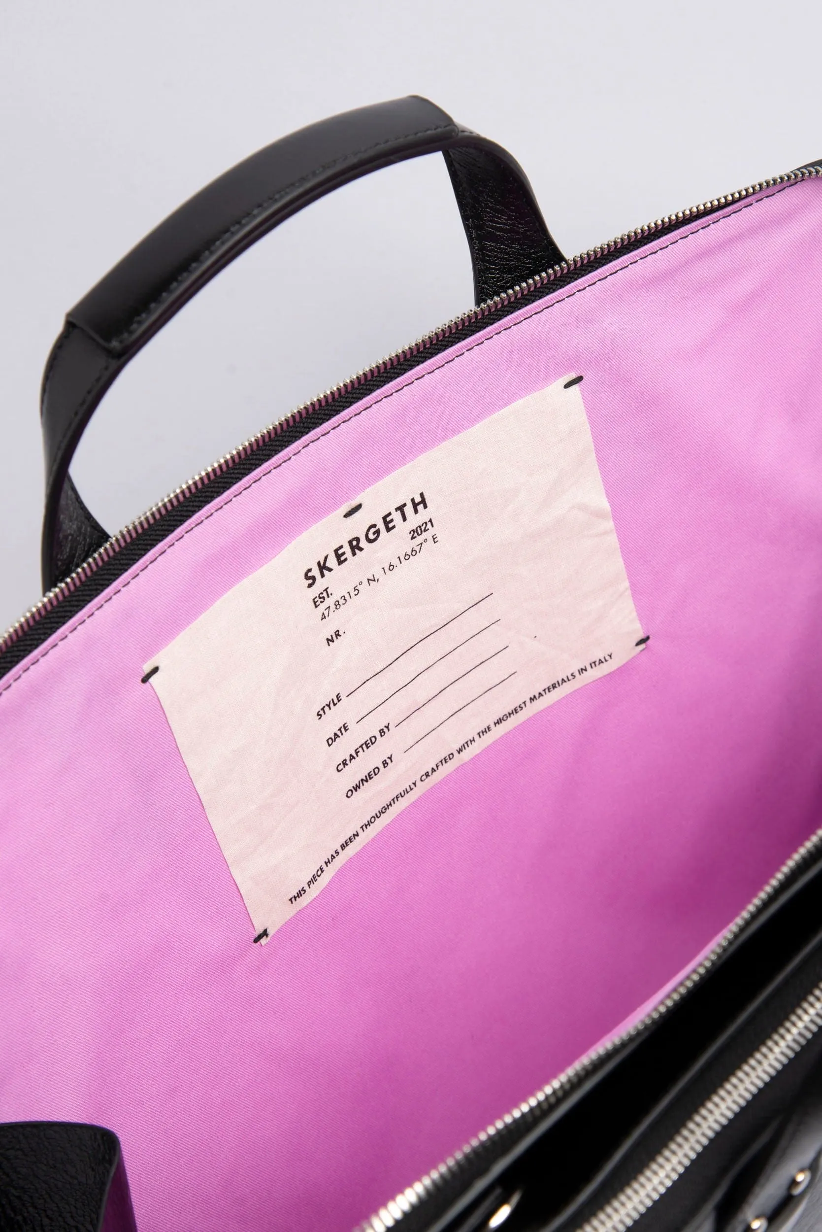 BRIEFCASE Vintage Black SKERGETH x SKERGETH EST.2021