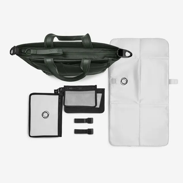 Bugaboo, Noir Limited Edition Chaning Bag, Midnight Green