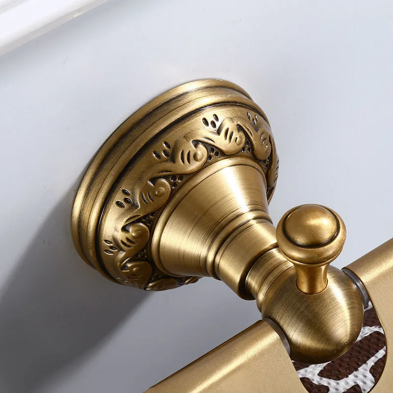 Carved paper towel holder