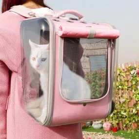 Cat Carrier Breathable Transparent Backpack