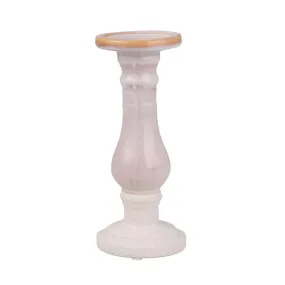 CERAMIC 11" CANDLE HOLDER