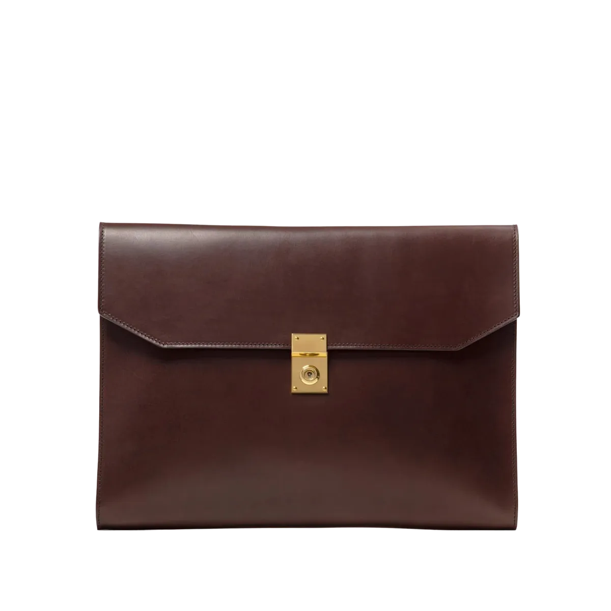 Chocolate Belting Leather Wrap Portfolio