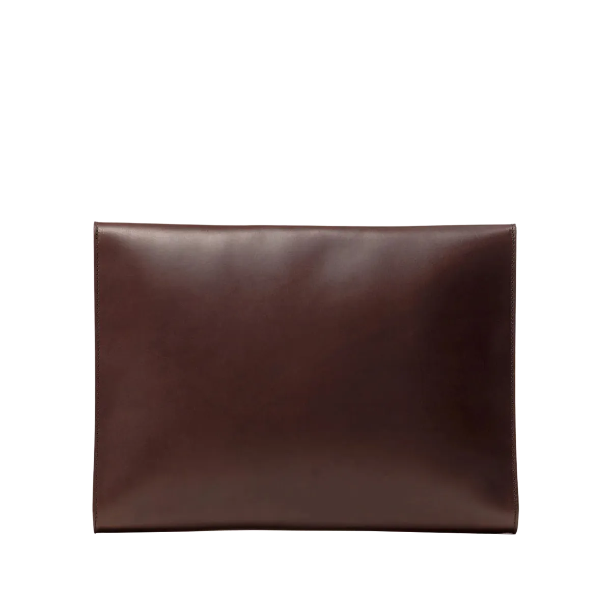 Chocolate Belting Leather Wrap Portfolio
