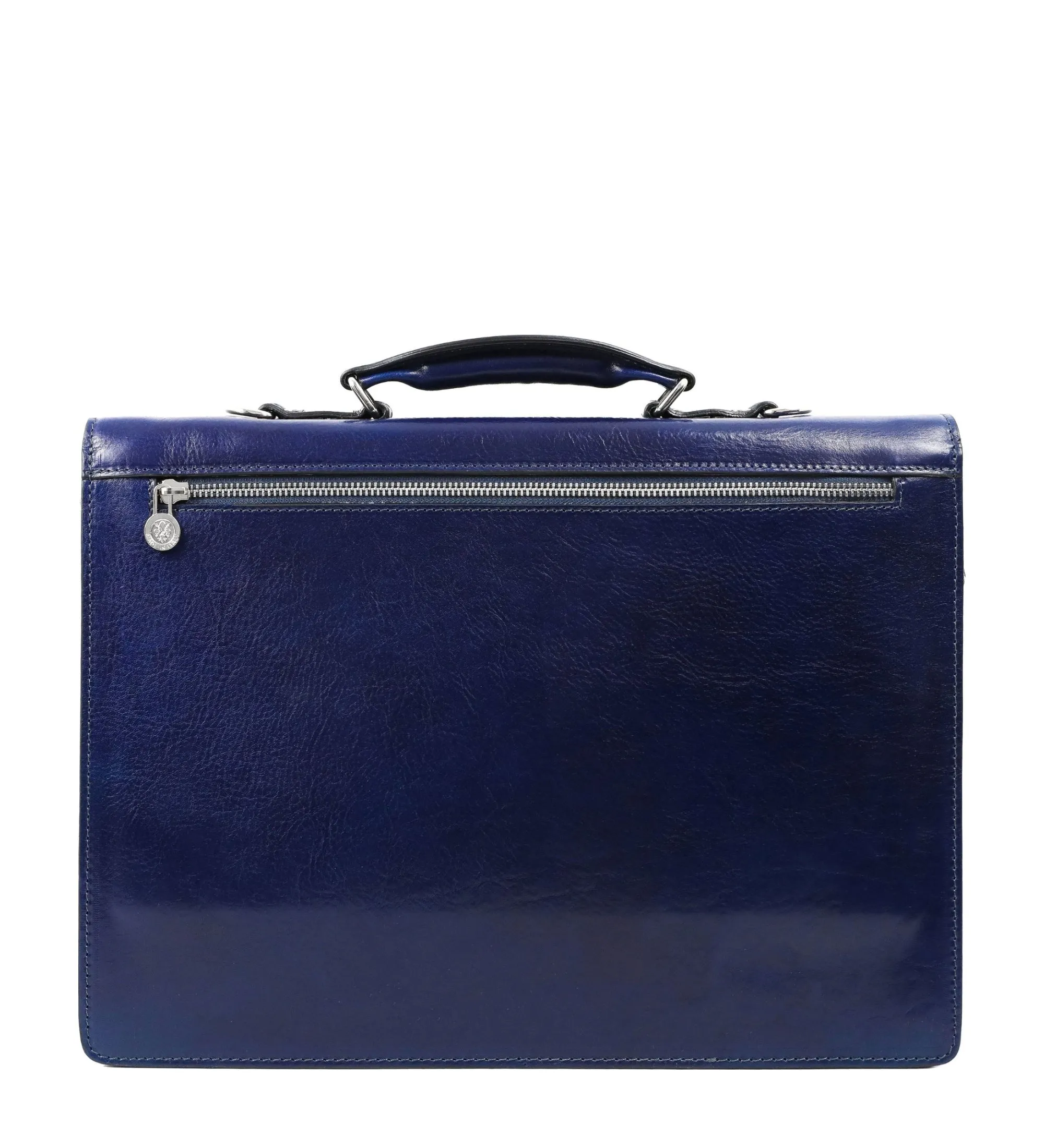 Classic Design Full Grain Italian Leather Briefcase - The Magus