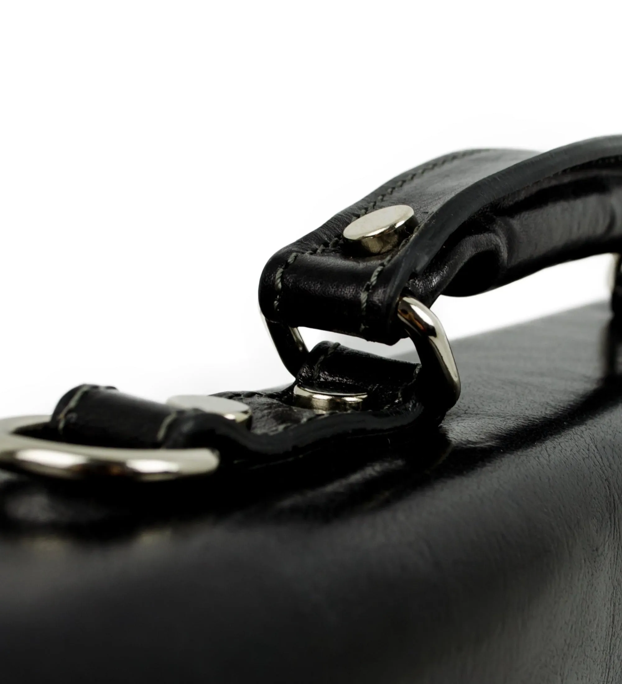 Classic Design Full Grain Italian Leather Briefcase - The Magus