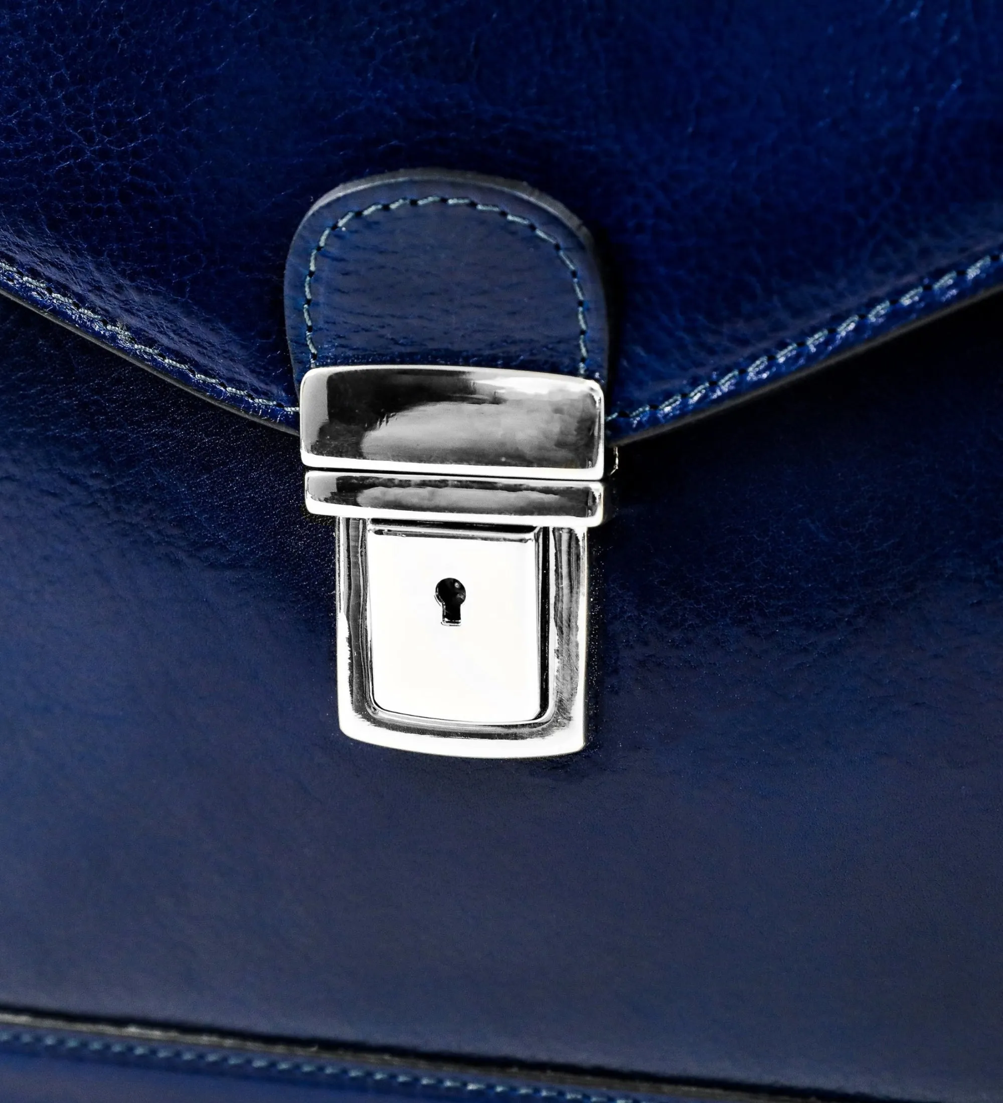Classic Design Full Grain Italian Leather Briefcase - The Magus