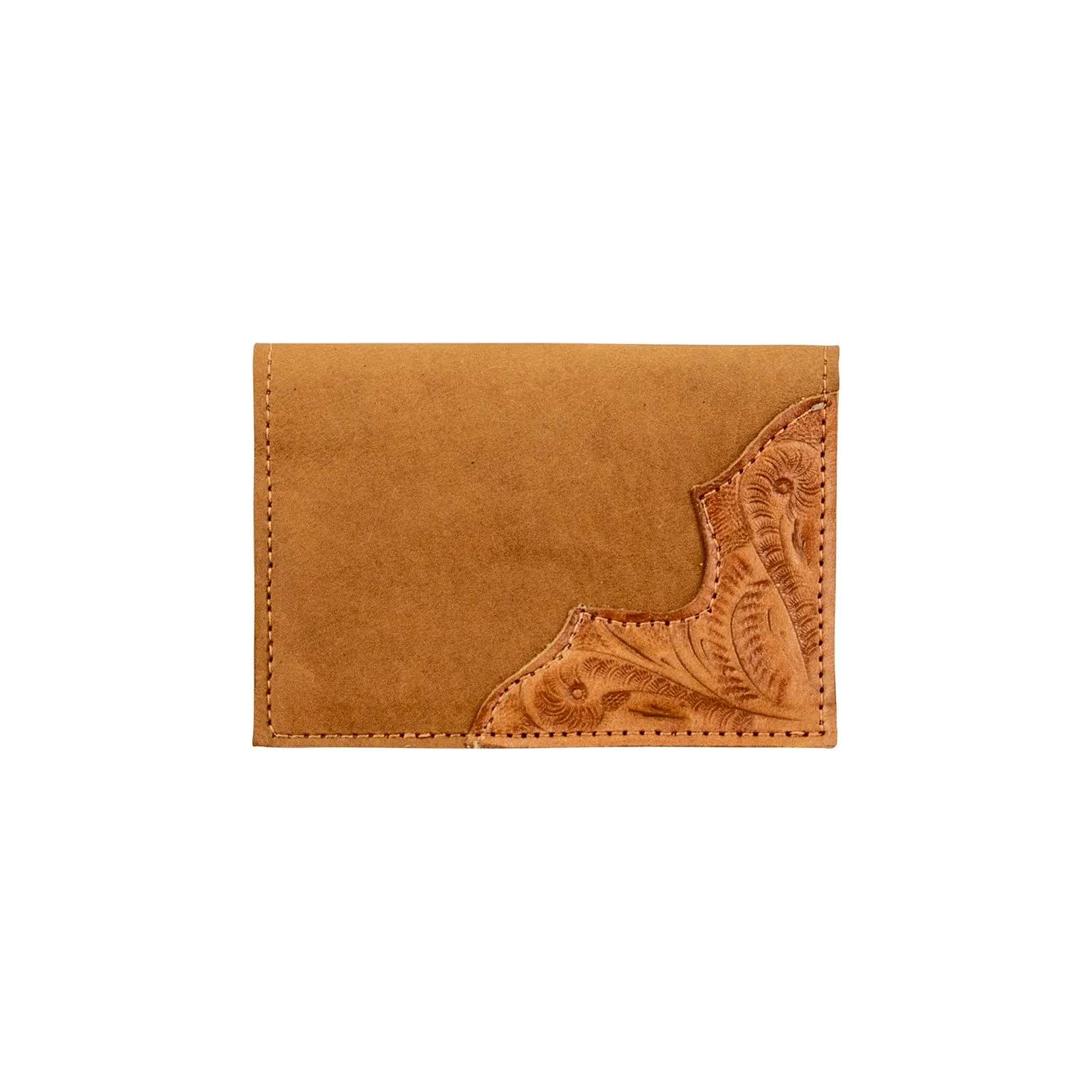 Classic Travel Leather Passport Holder - Natural Tan