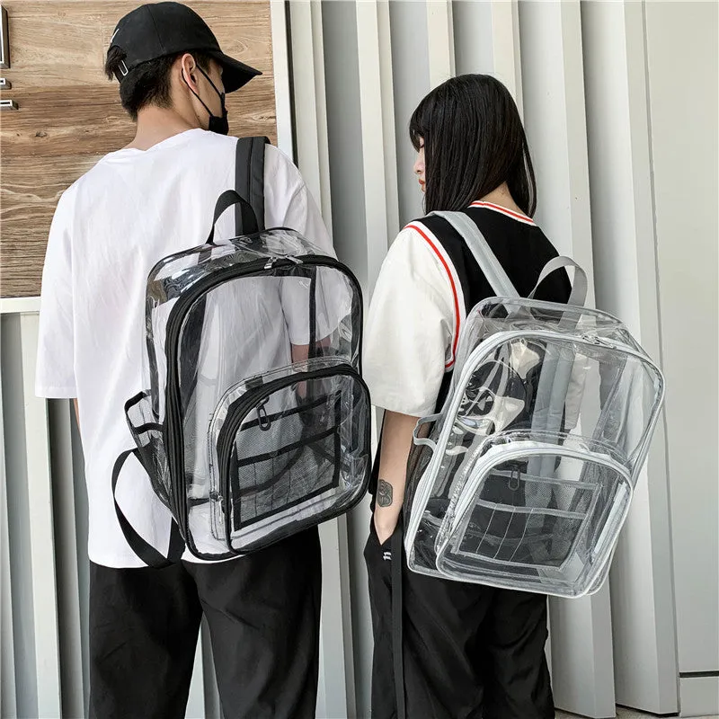 Clear Backpack Transparent Bag PVC Backpack