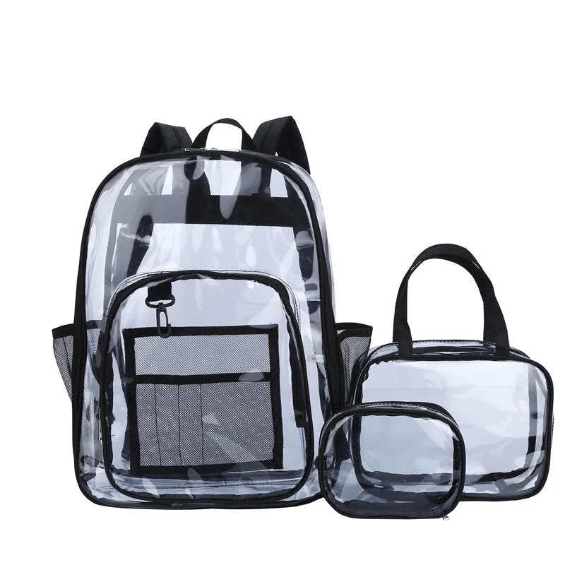 Clear Backpack Transparent Bag PVC Backpack