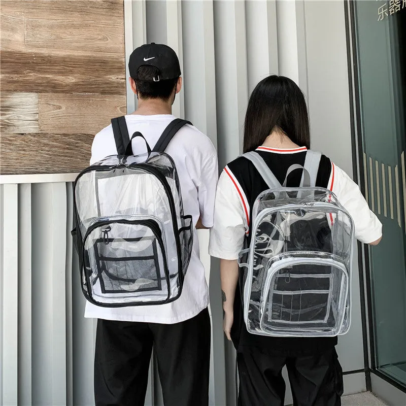 Clear Backpack Transparent Bag PVC Backpack