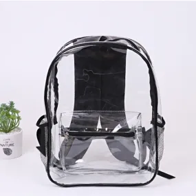 Clear Backpack Transparent PVC Backpack