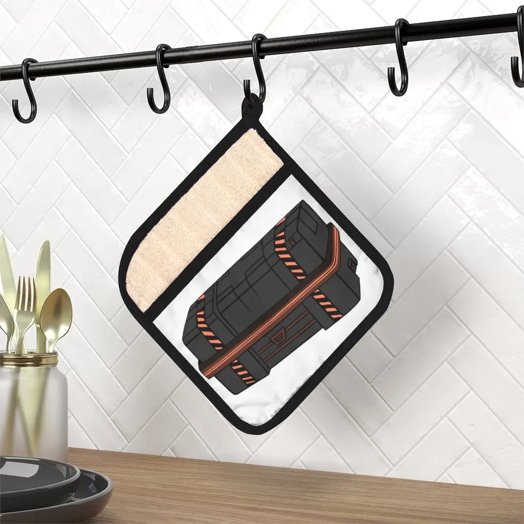 Crate Pot Holder with Pocket
