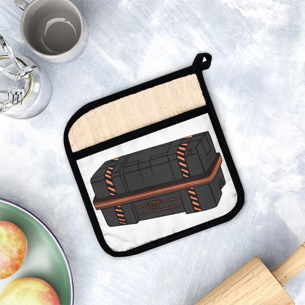 Crate Pot Holder with Pocket
